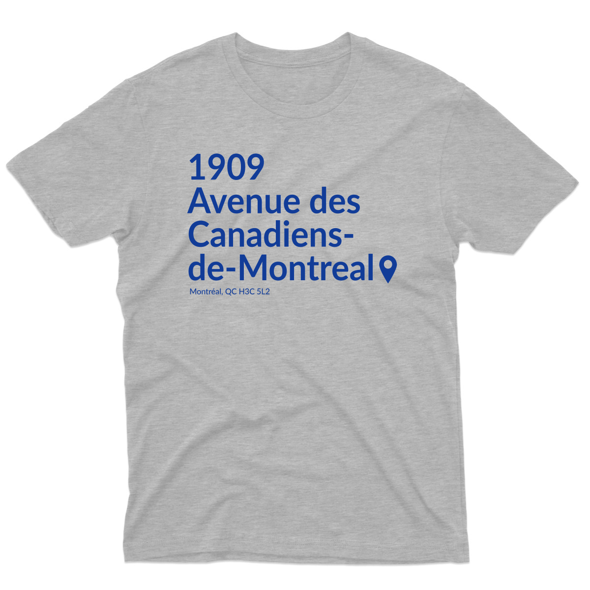 Montreal Hockey Stadium Men's T-shirt | Gray