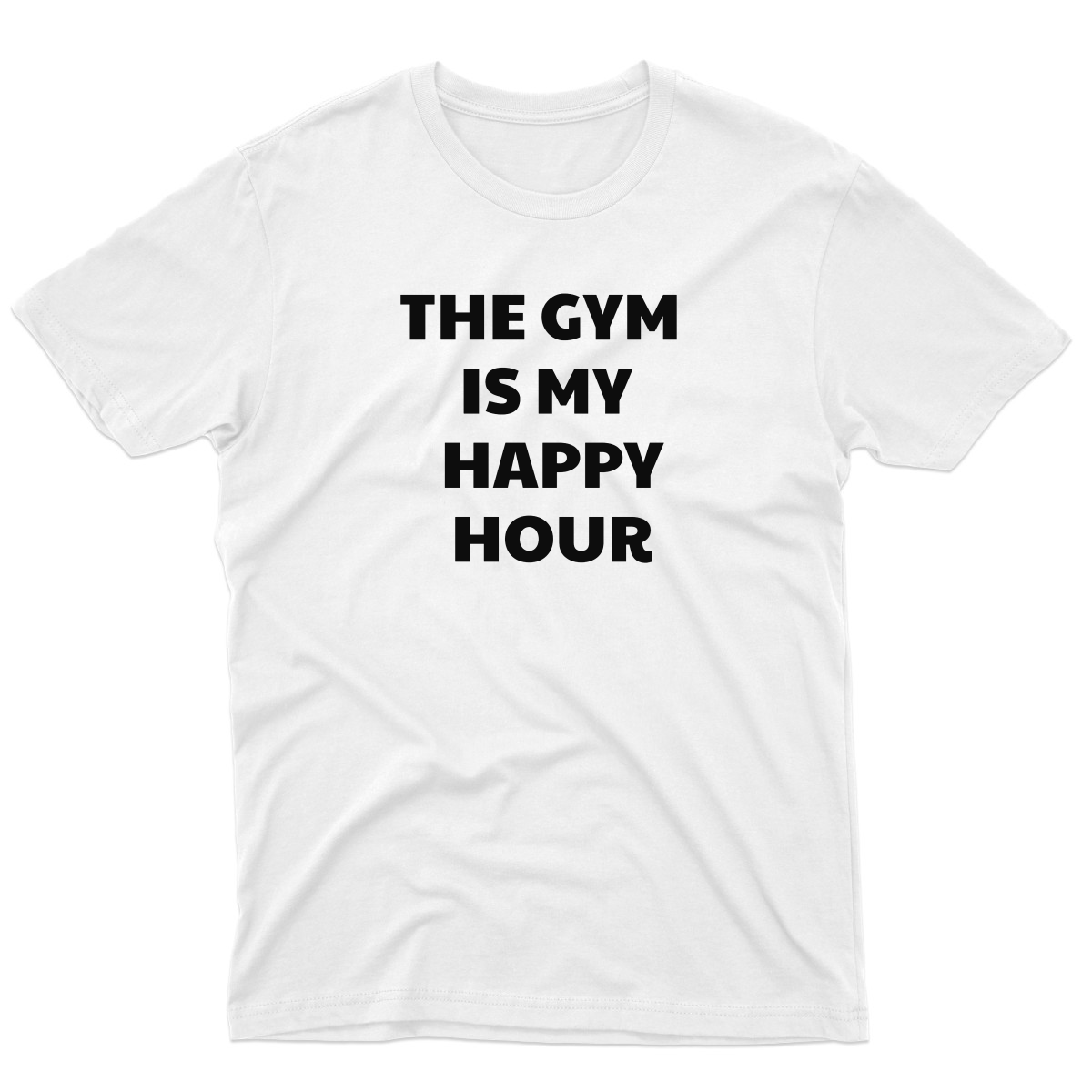 The Gym is my happy hour Men's T-shirt | White