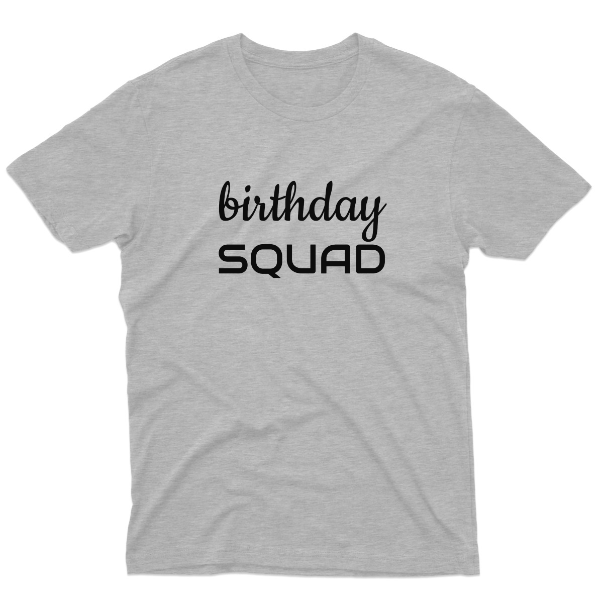 Birthday SQUAD Men's T-shirt | Gray
