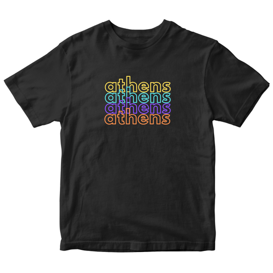 Athens Kids T-shirt | Black