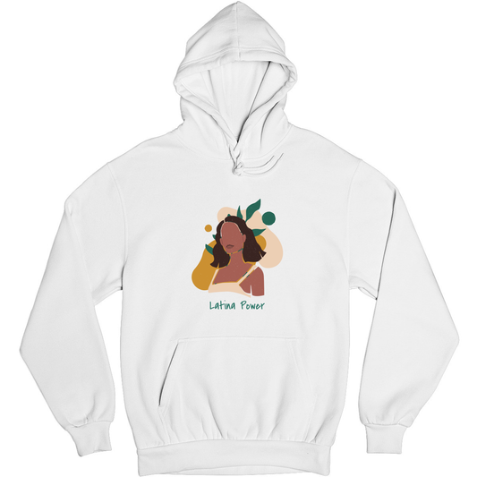 Latina Power Unisex Hoodie | White