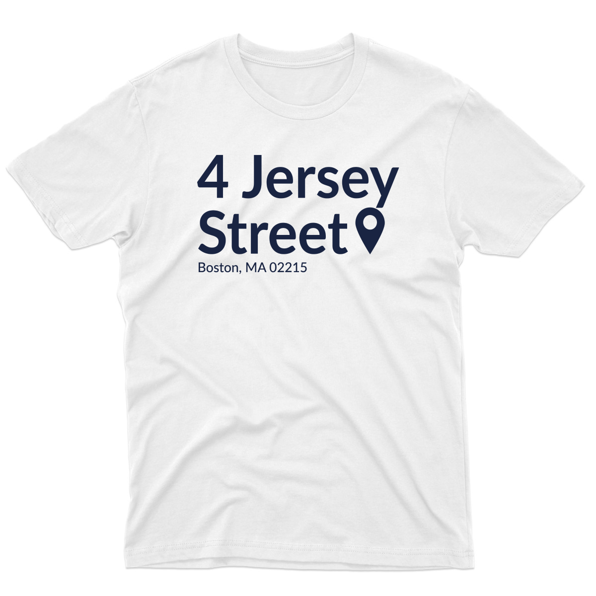 Boston Baseball Stadium Men's T-shirt | White