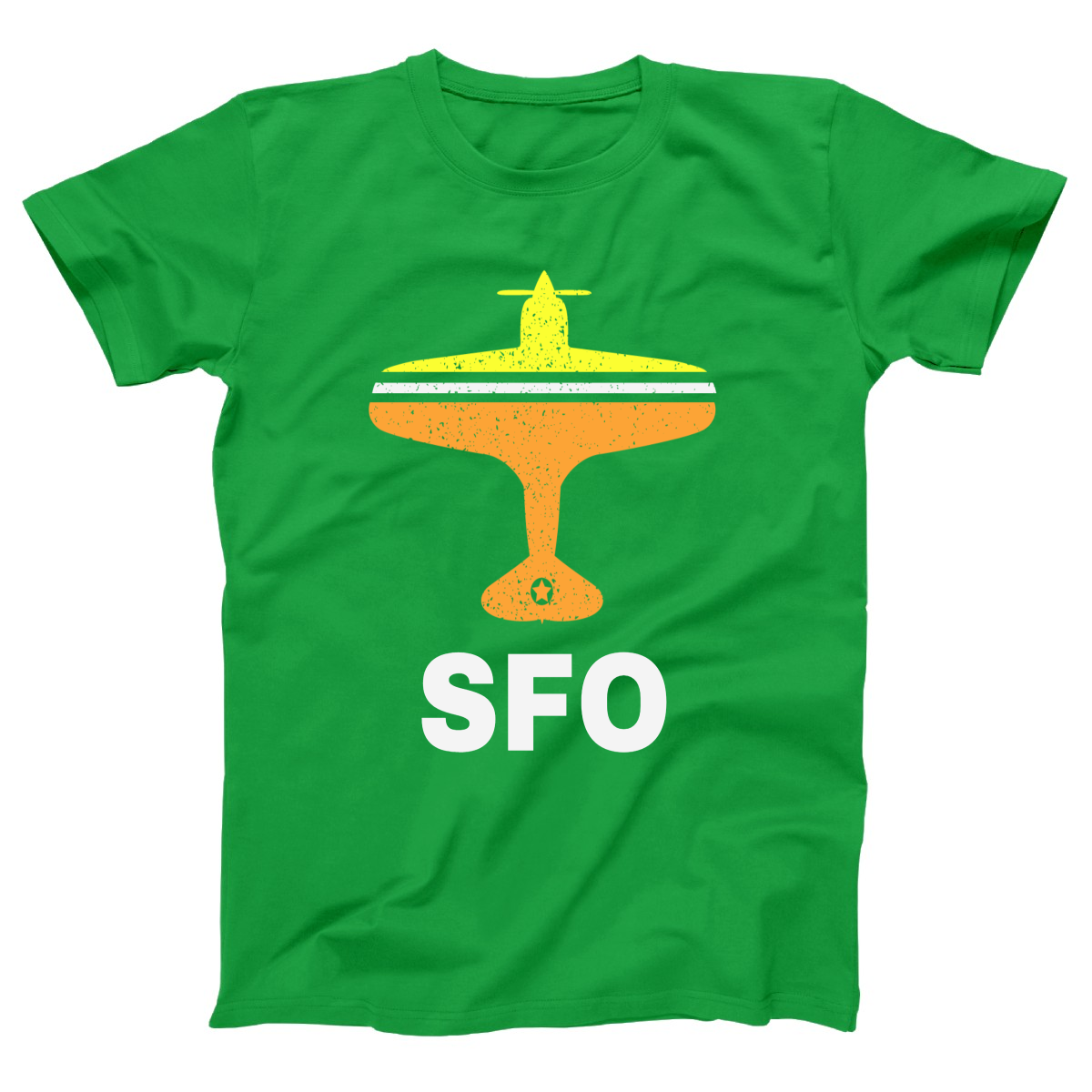 Fly San Francisco SFO Airport Women's T-shirt | Green