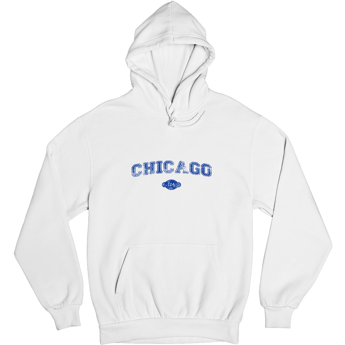 Chicago 1837 Represent Unisex Hoodie | White