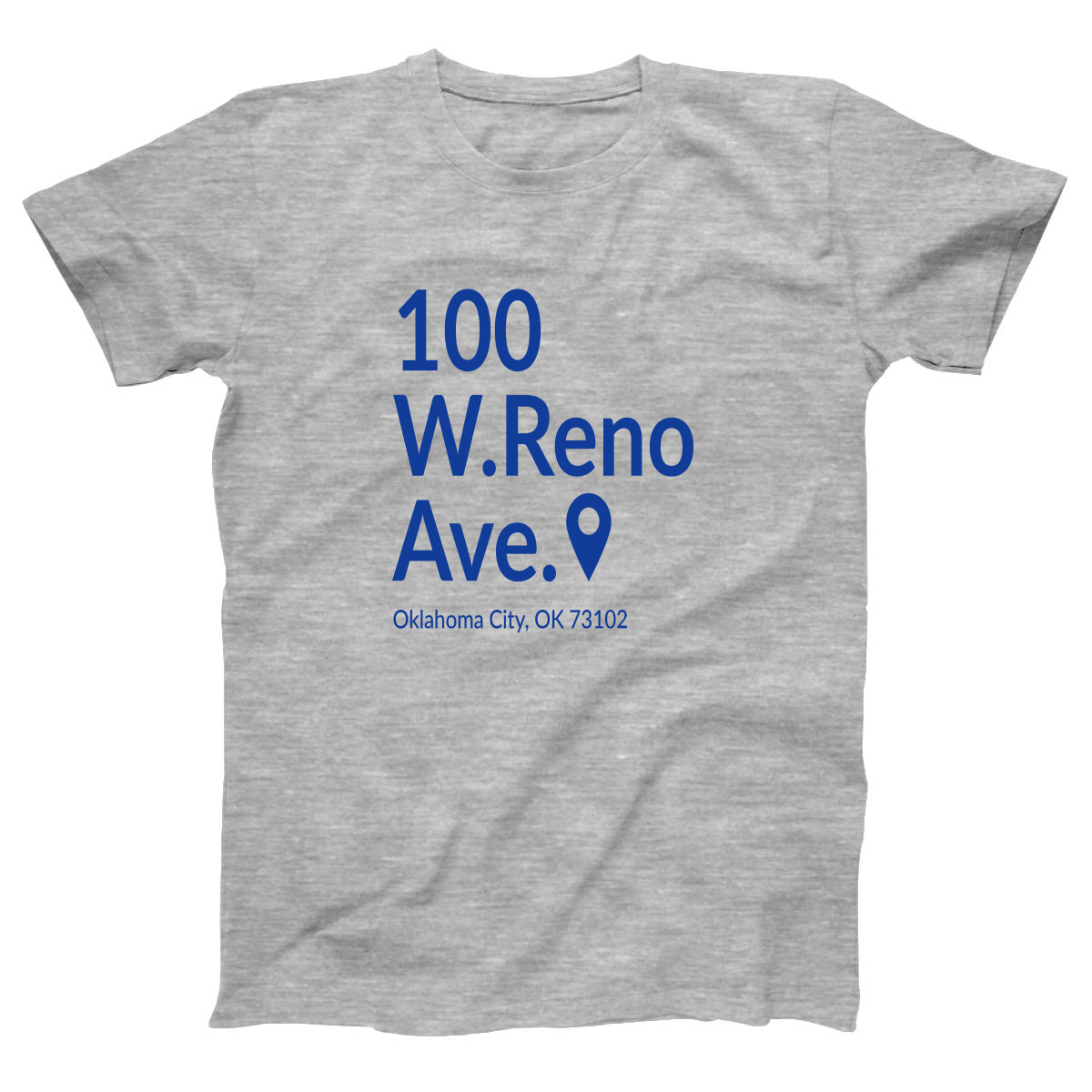 Oklahoma City Basketball Stadium Women's T-shirt | Gray