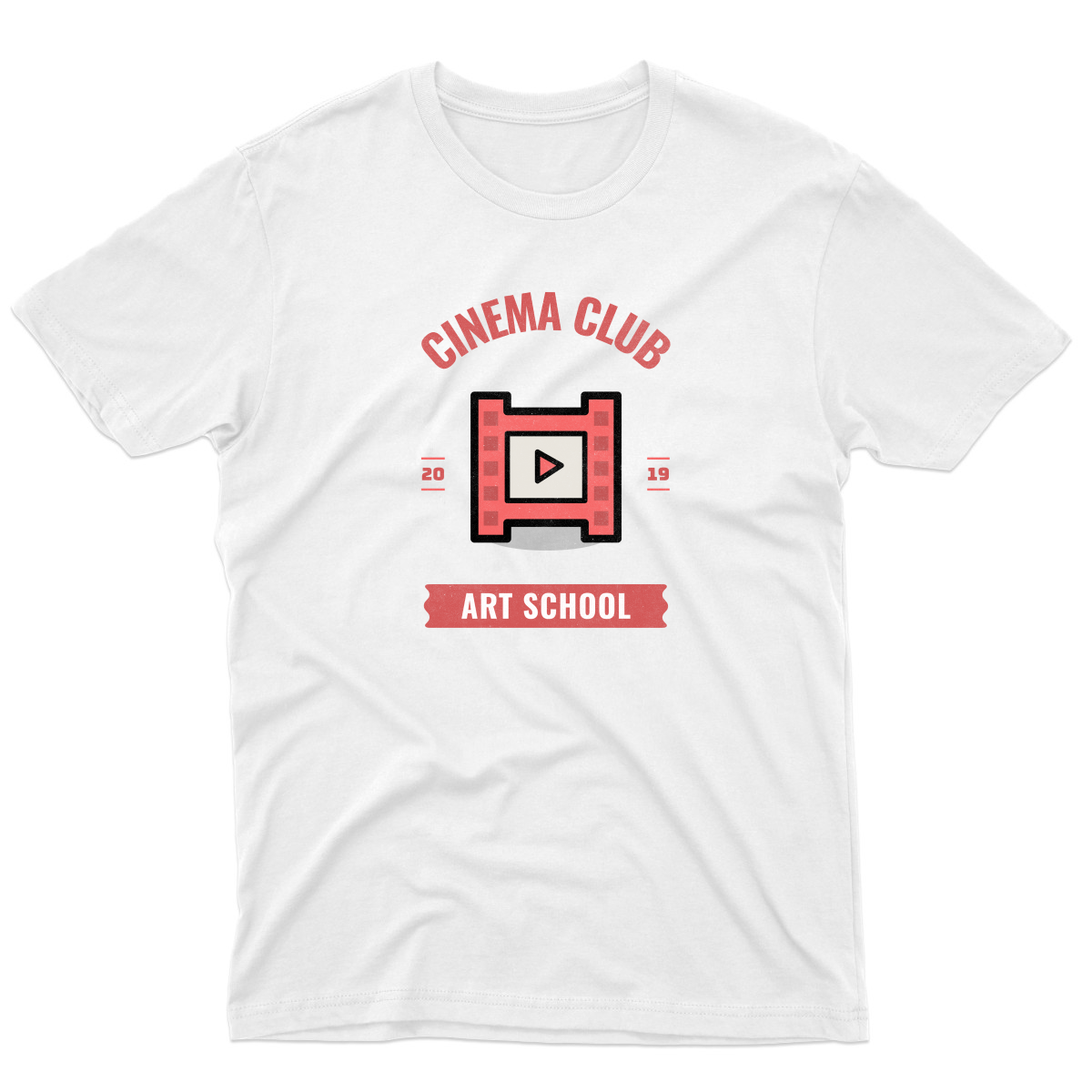 Cinema Club Art School 2020 Men's T-shirt | White