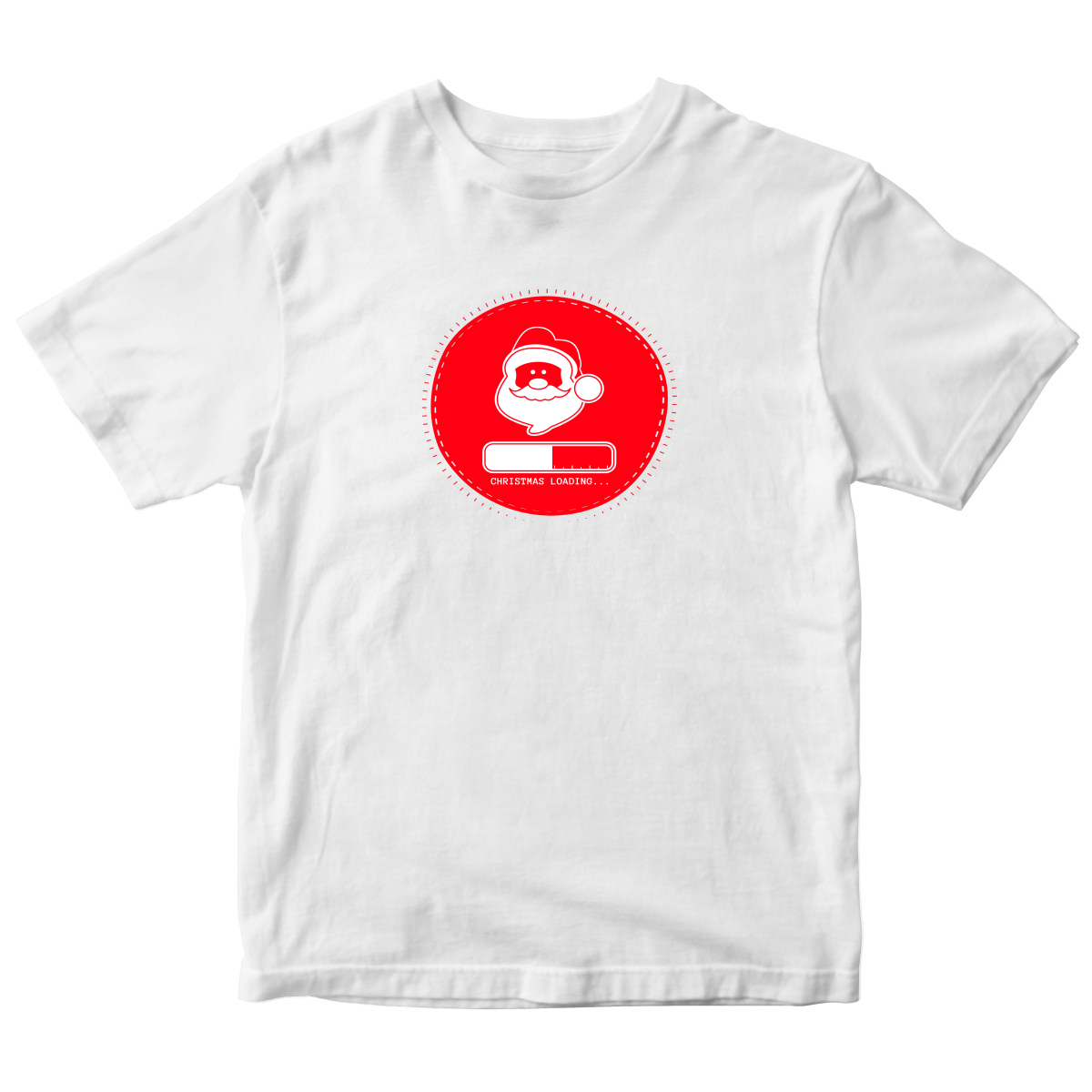 Christmas Loading Kids T-shirt | White