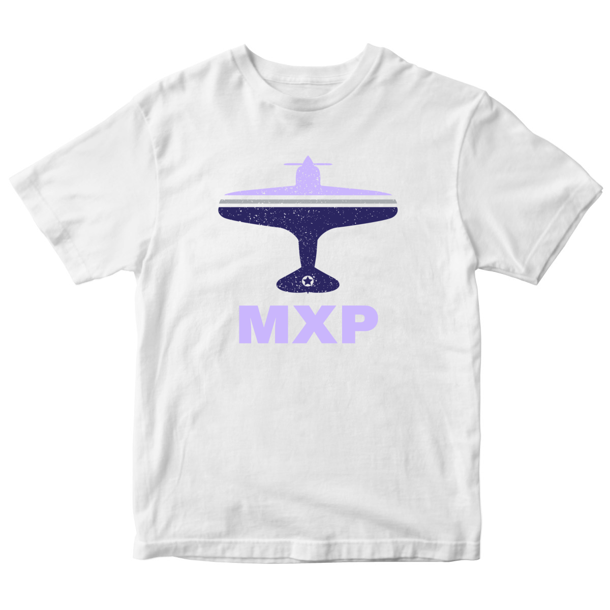 Fly Milan MXP Airport Kids T-shirt | White