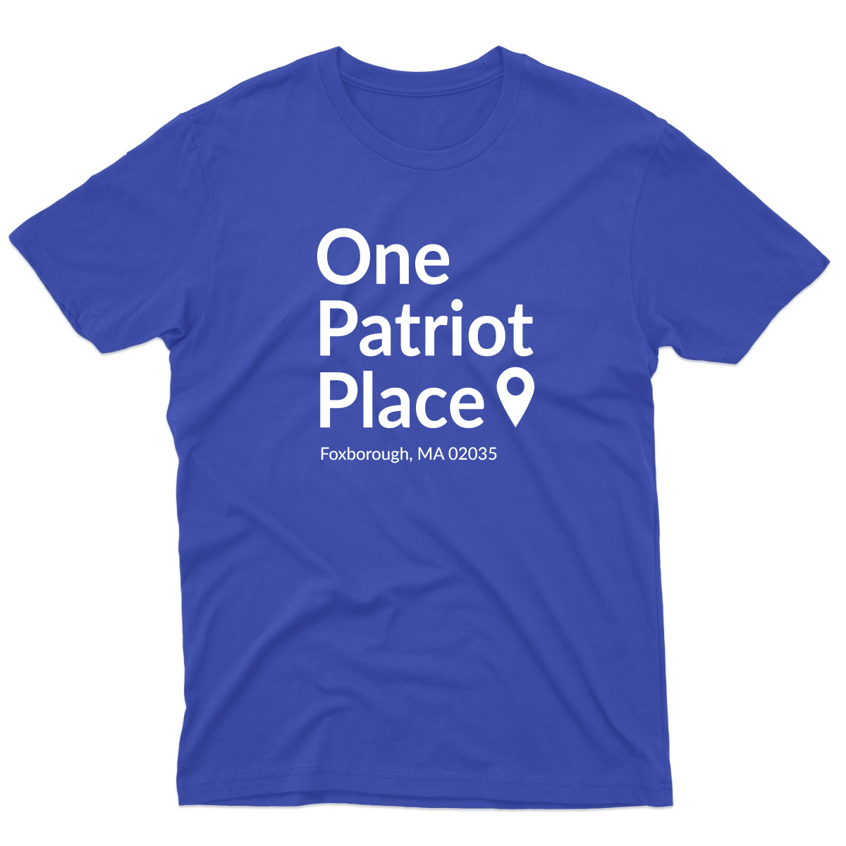 New England Football Stadium Men's T-shirt | Blue