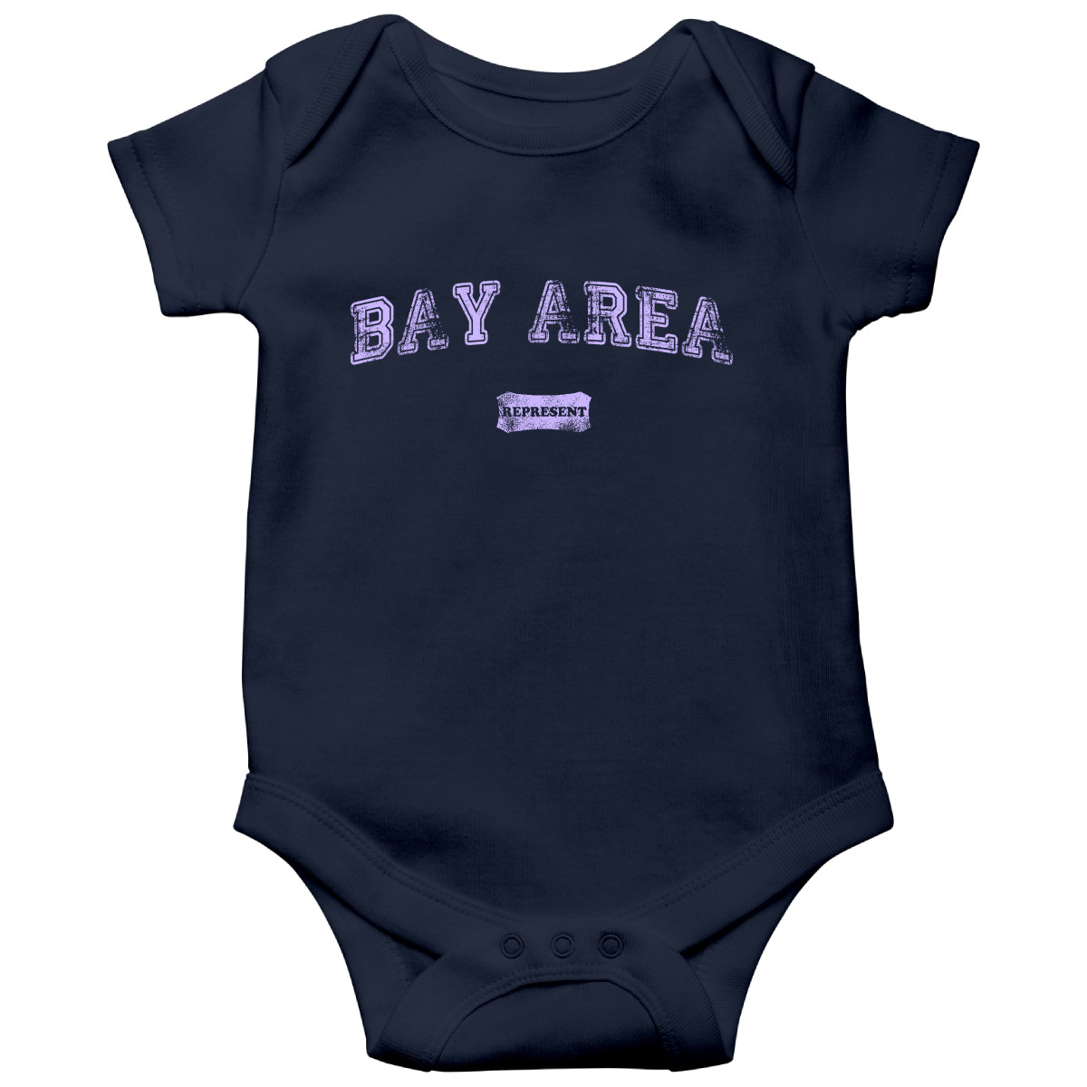 Bay Area Represent Baby Bodysuits | Navy