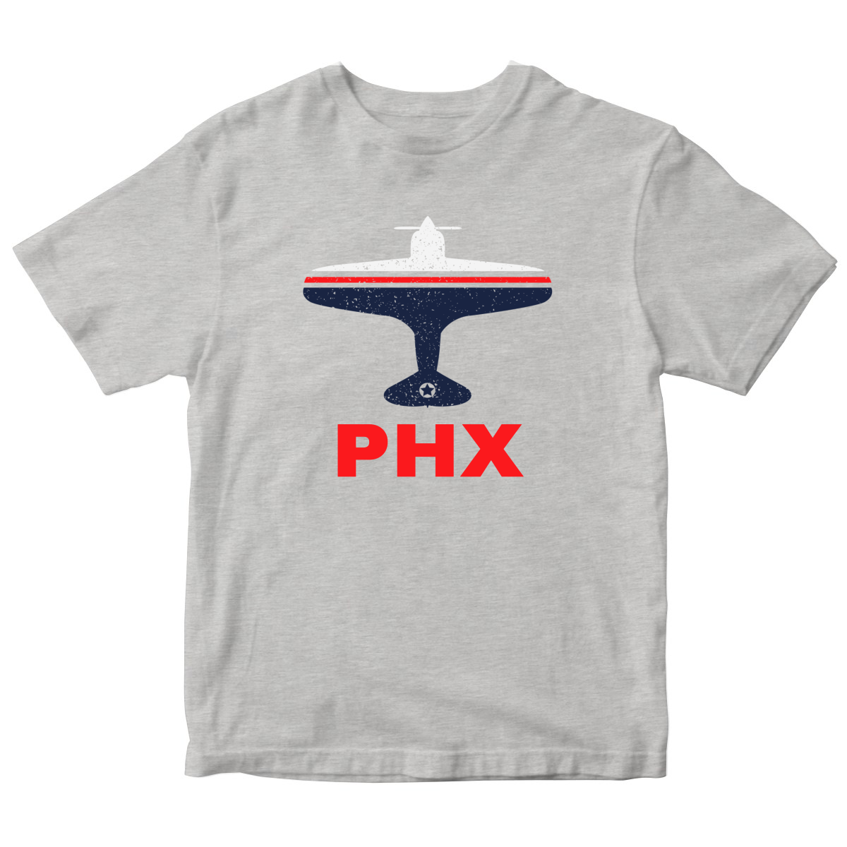 Fly Phoenix PHX Airport  Kids T-shirt | Gray