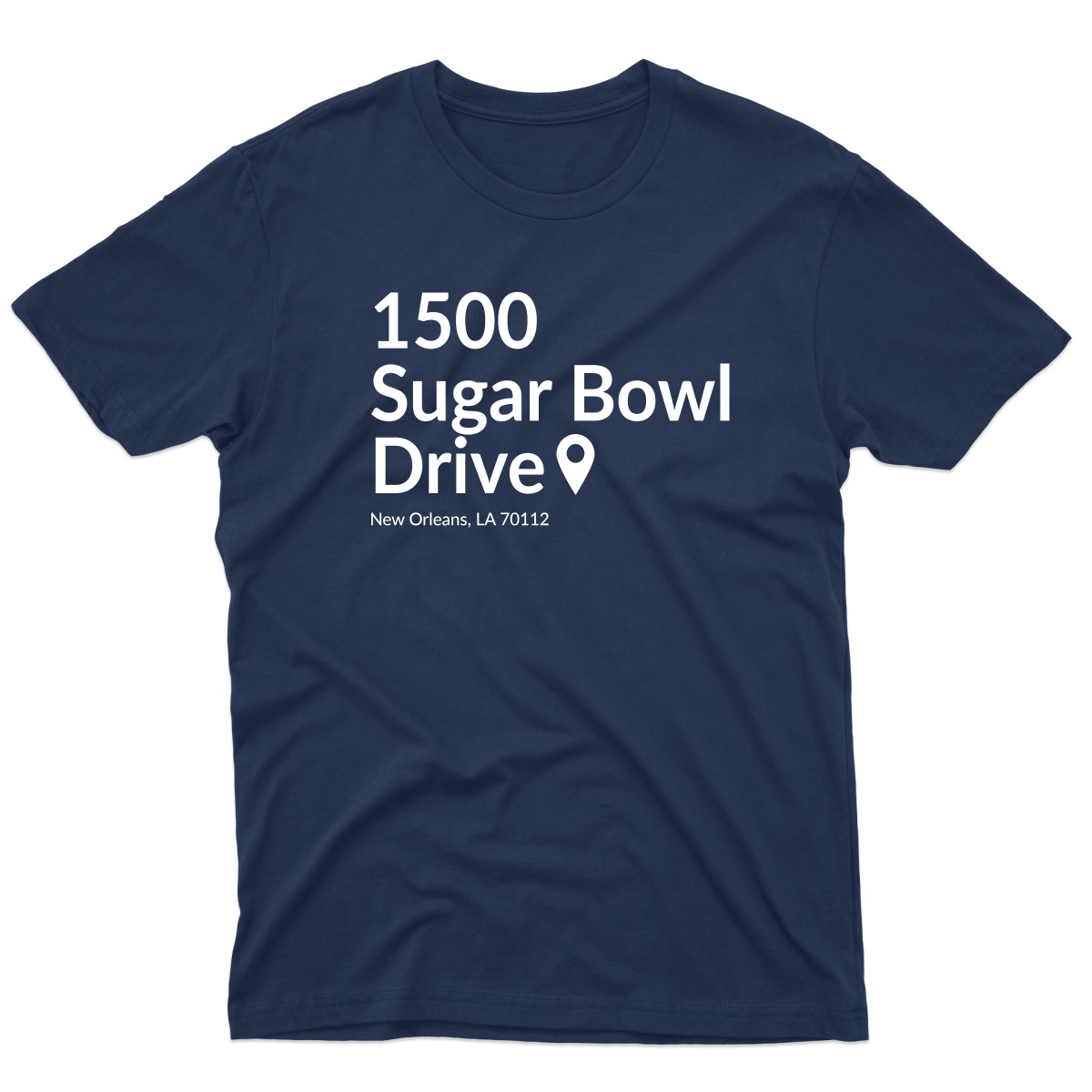 New Orleans Football Stadium Men's T-shirt | Navy