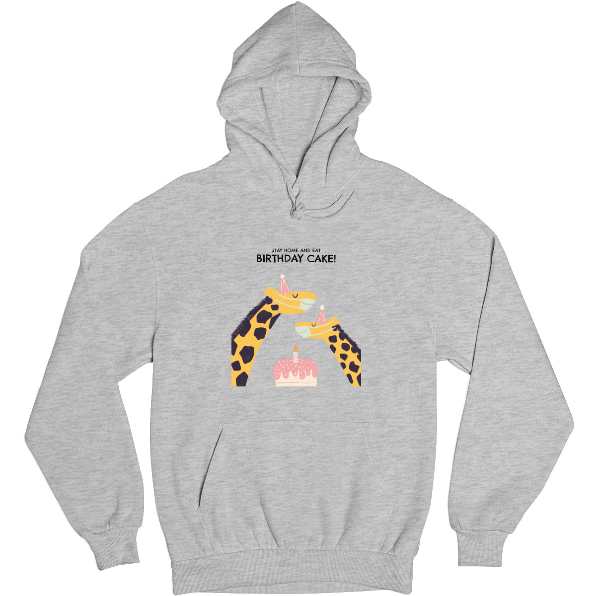 Birthday Cake  Unisex Hoodie | Gray