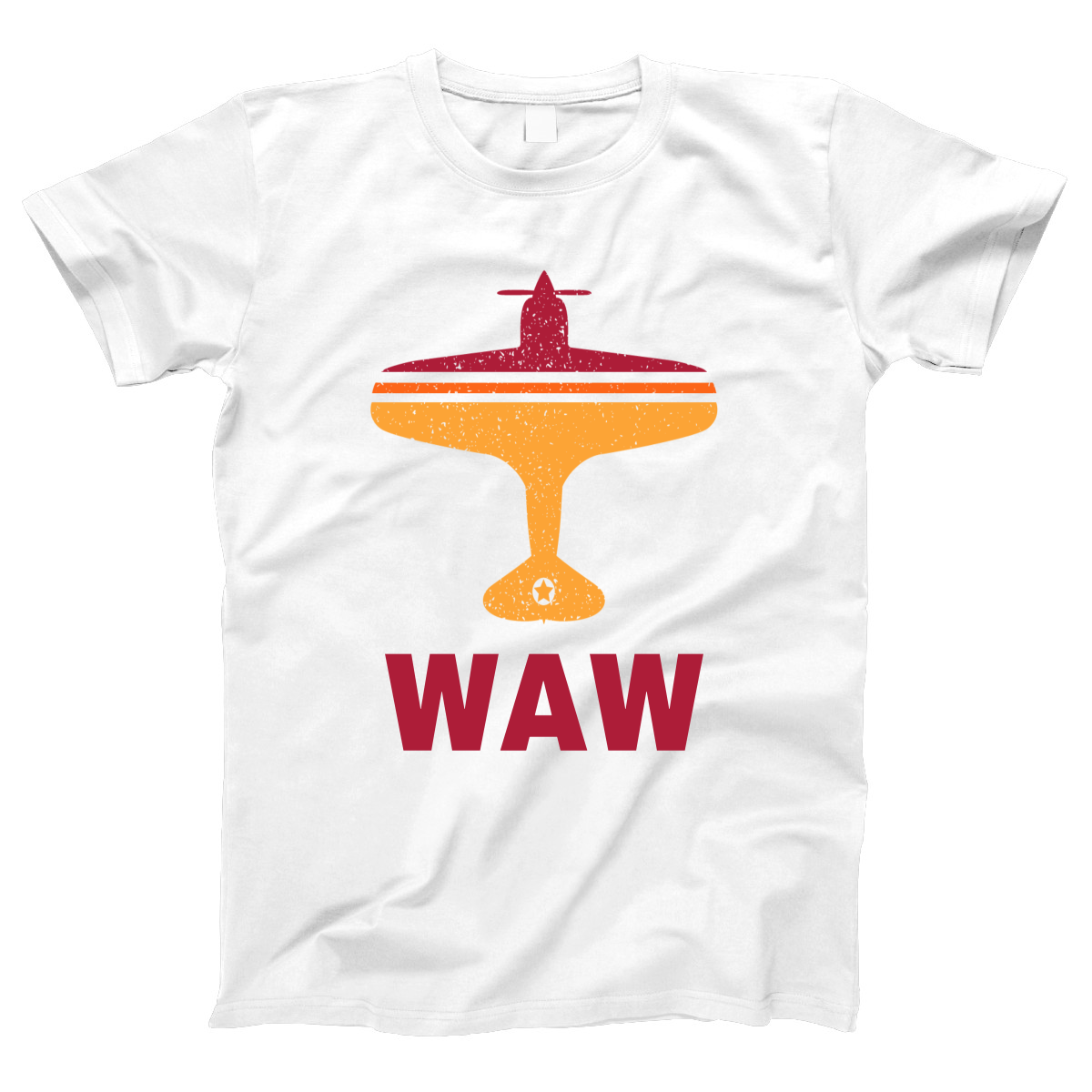 Fly Warsaw WAW Airport Women's T-shirt | White