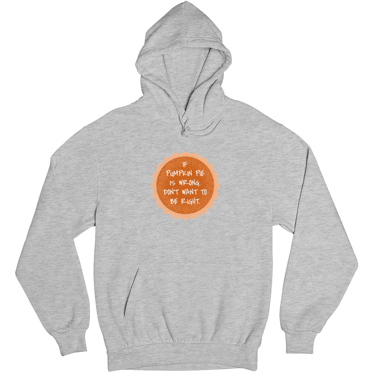 Pumpkin Pie Unisex Hoodie | Gray