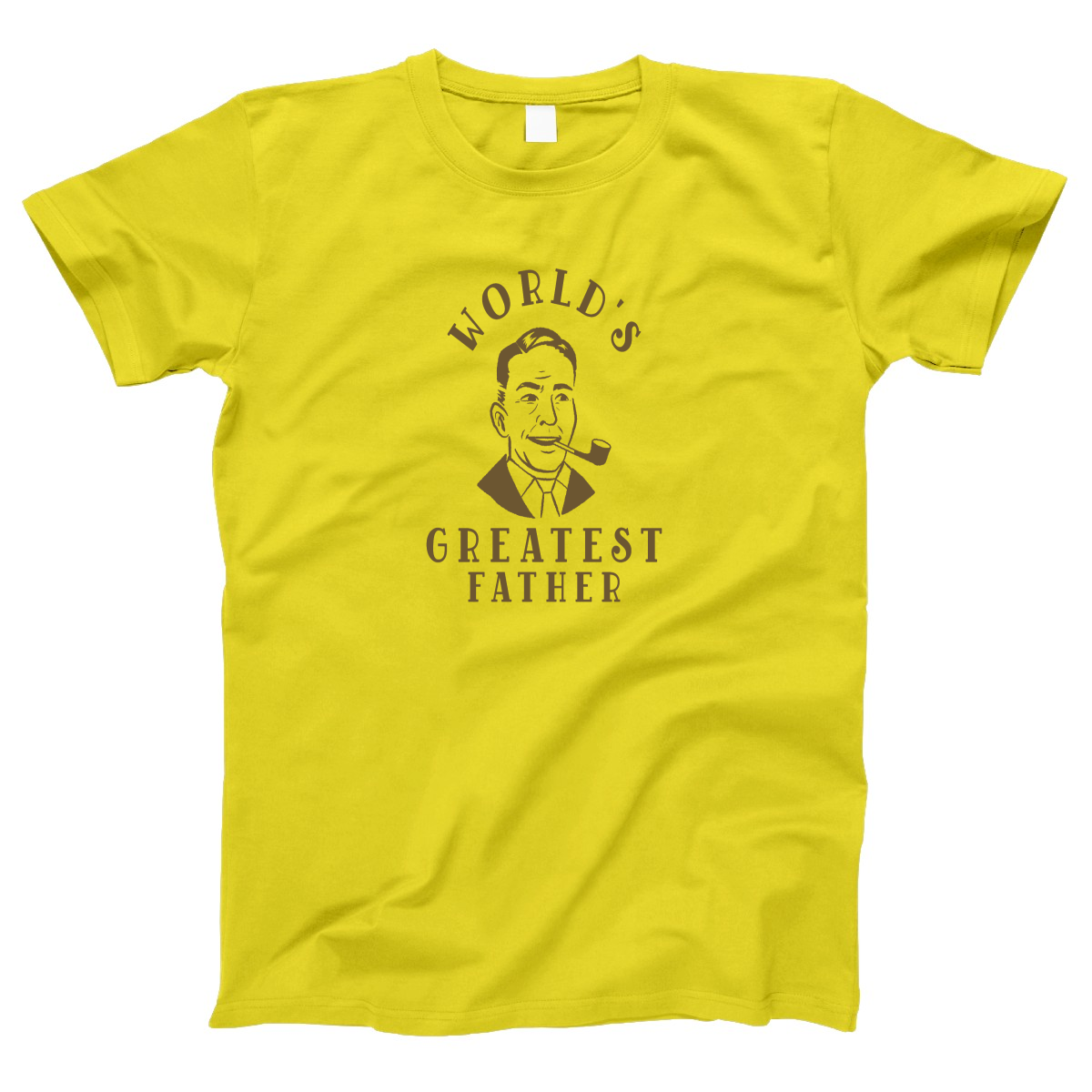 World's Greatest Father Women's T-shirt | Yellow