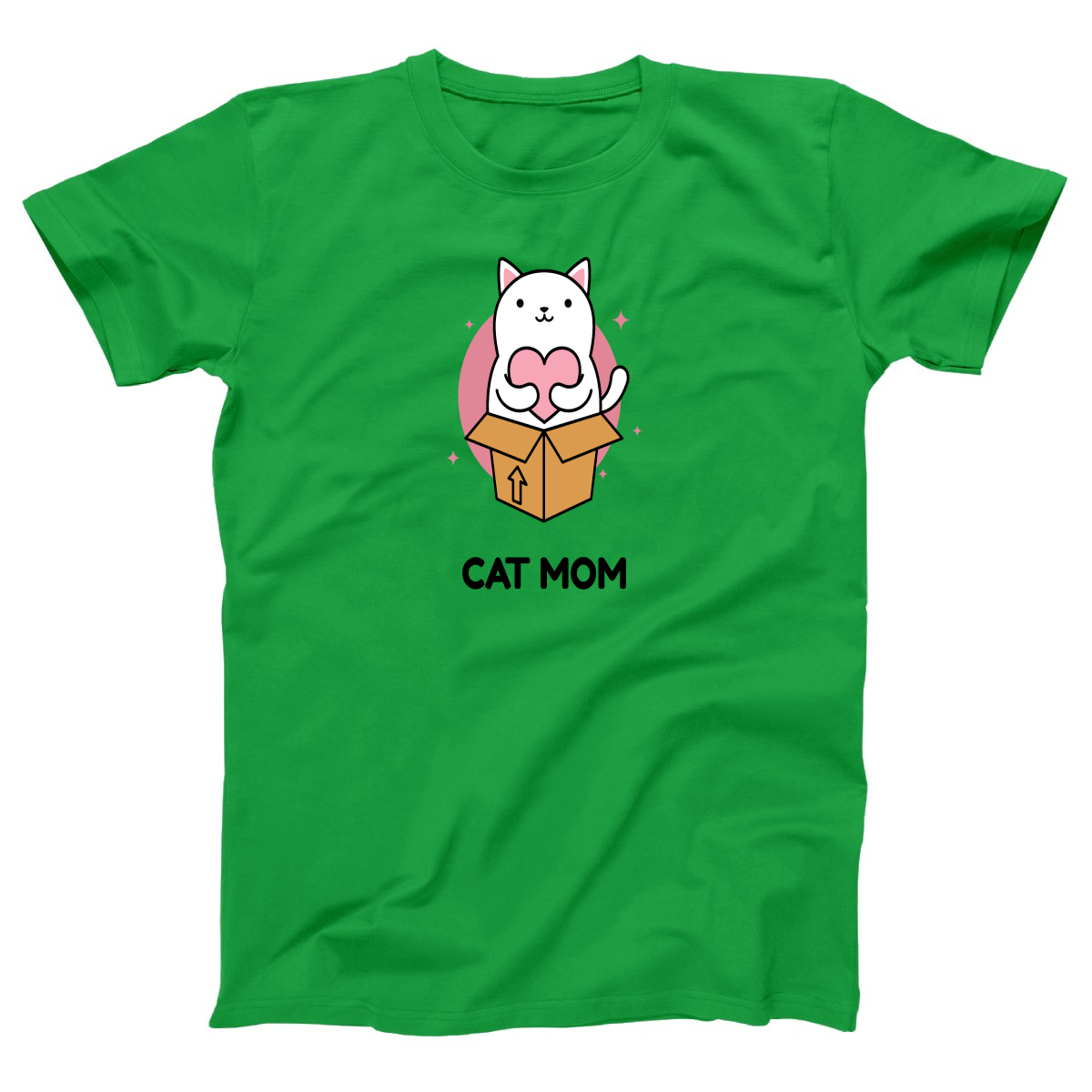 Cat Mom Women's T-shirt | Green