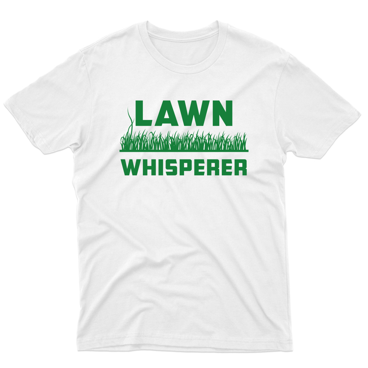 Lawn Whisperer Dad  Men's T-shirt | White