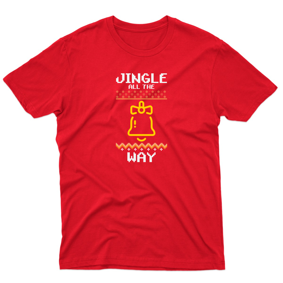 Jingle All the Way! Men's T-shirt | Red