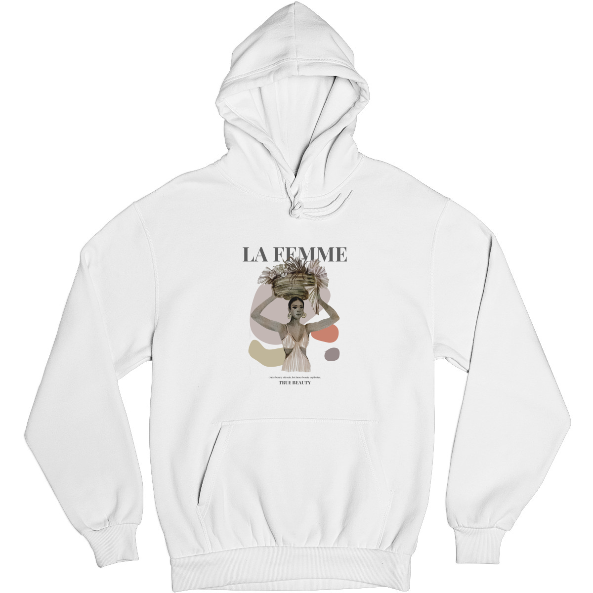 La Femme Unisex Hoodie | White