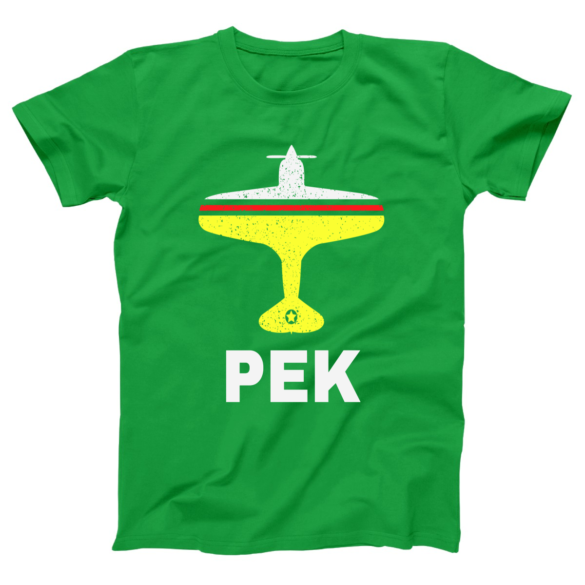 Fly Beijing PEK Airport Women's T-shirt | Green