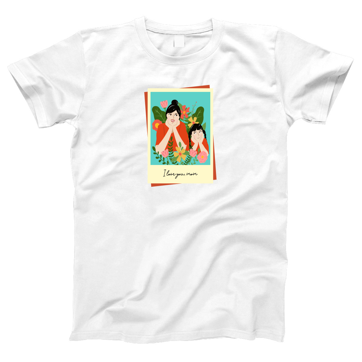 I love you Mom Women's T-shirt | White