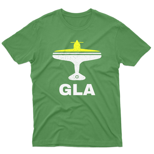 Fly Glasgow GLA Airport Men's T-shirt | Green