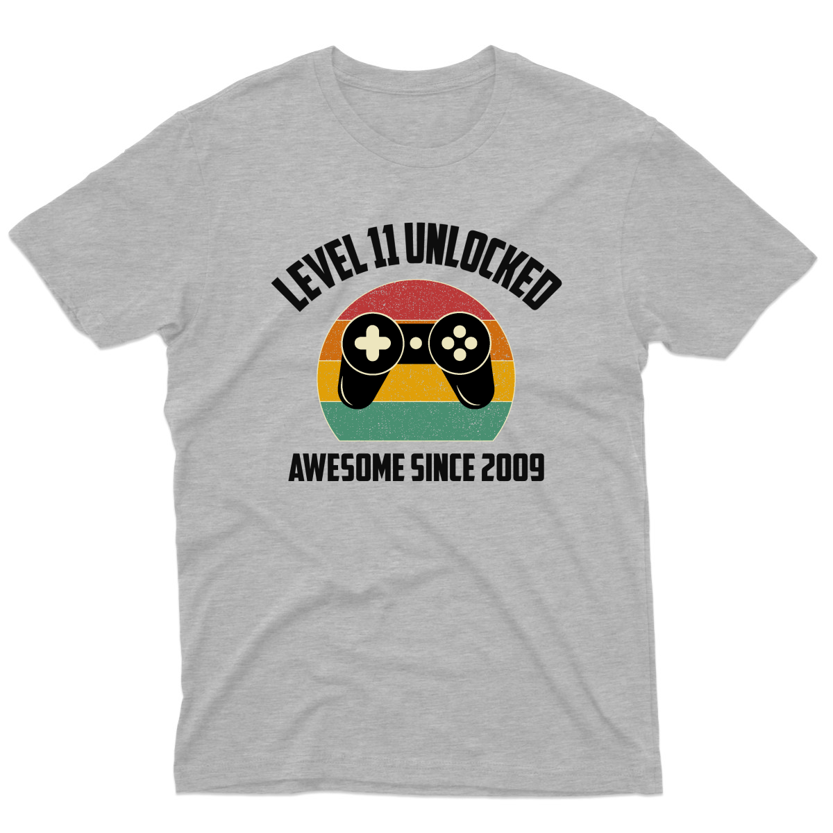 LEVEL 11 UNLOCKED Men's T-shirt | Gray