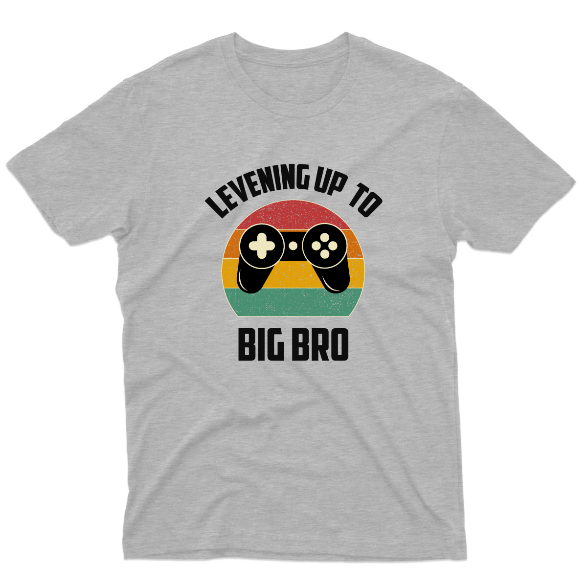 Leveling Up To Big Bro-2 Men's T-shirt | Gray