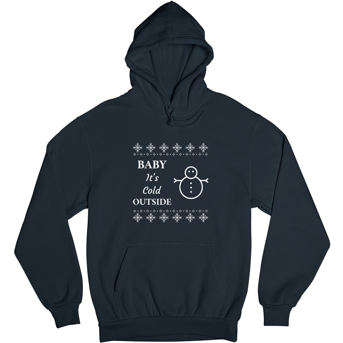 Baby It's Cold Outside Unisex Hoodie | Navy