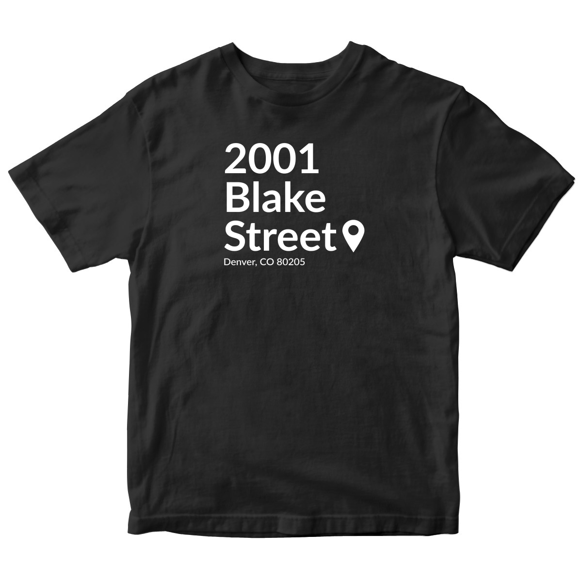 Colorado Baseball Stadium Kids T-shirt | Black