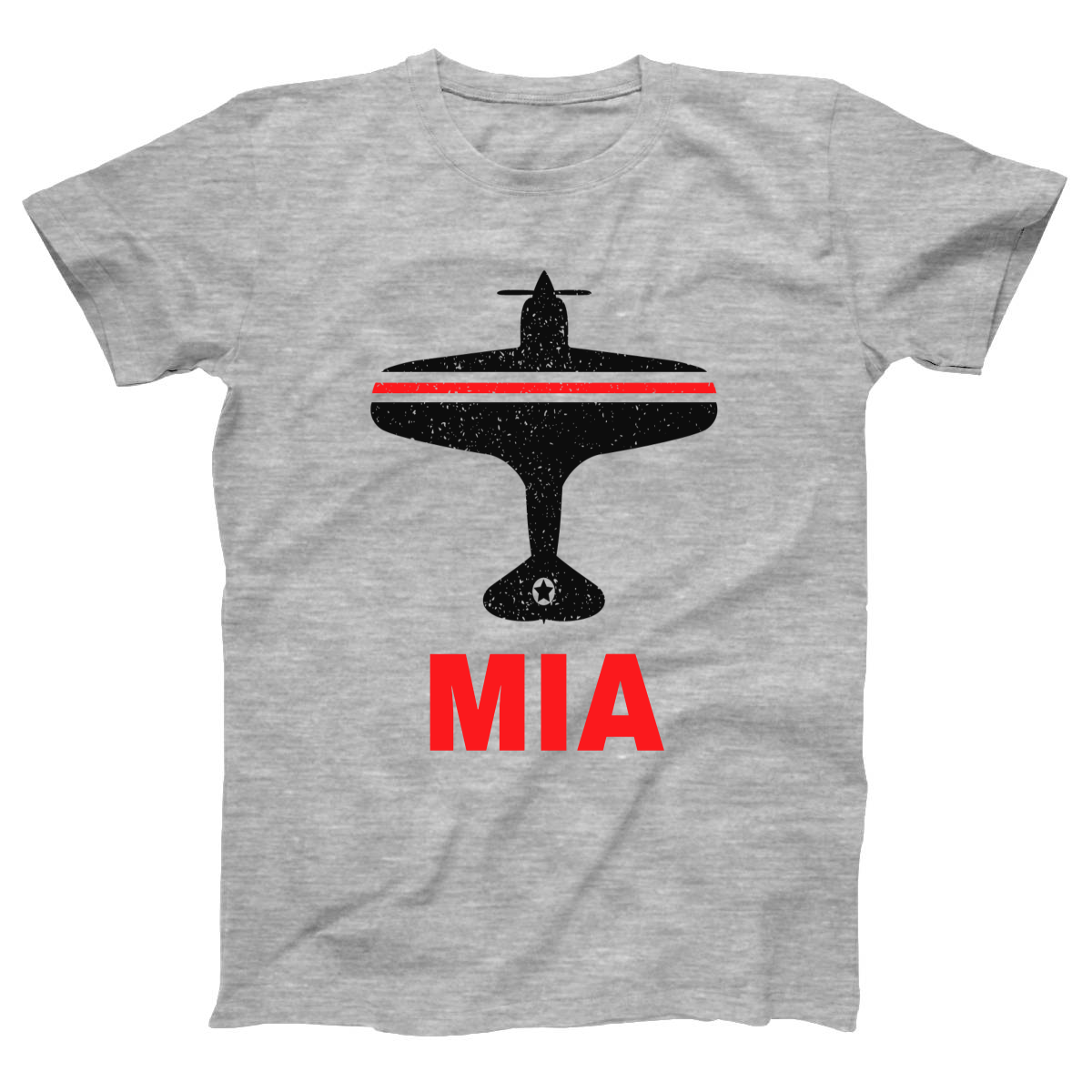 Fly Miami MIA Airport Women's T-shirt | Gray