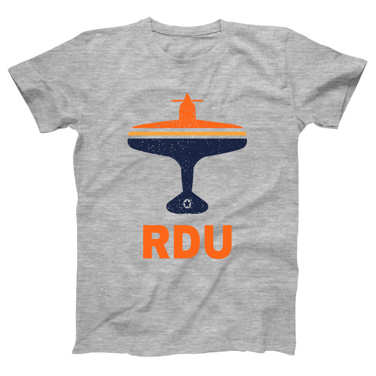 Fly Raleigh-Durham RDU Airport Women's T-shirt | Gray