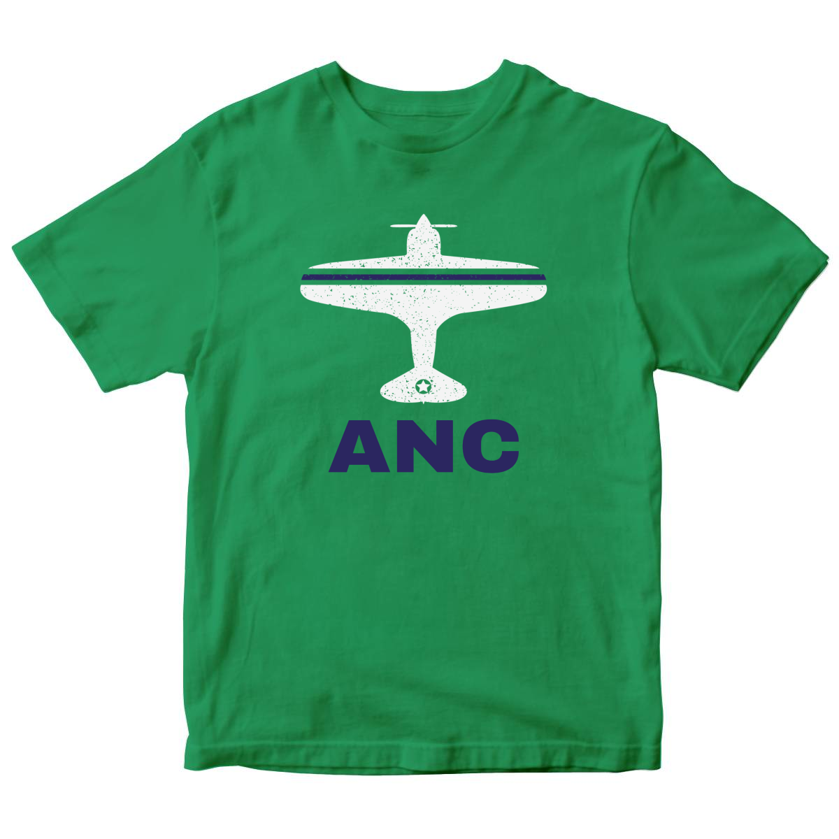 Fly Anchorage ANC Airport Toddler T-shirt | Green