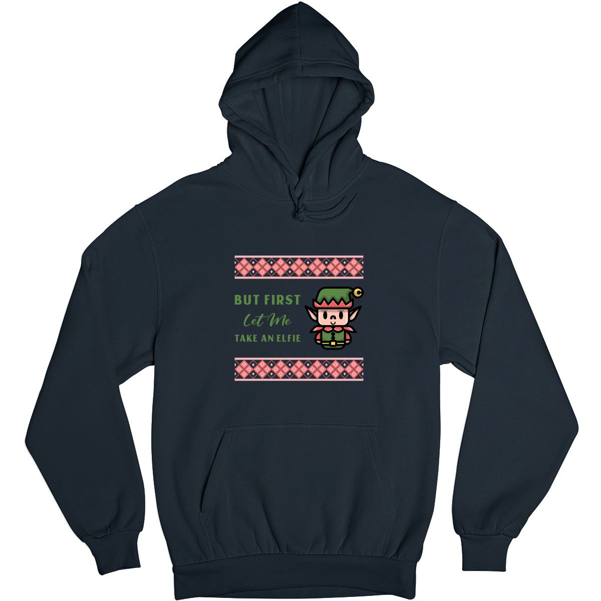 But First Let Me Take an Elfie Unisex Hoodie | Navy