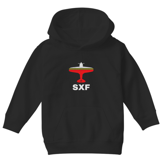 Fly Berlin SXF Airport Kids Hoodie | Black