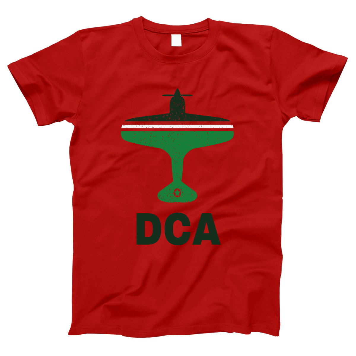 Fly Washington D.C. DCA Airport Women's T-shirt | Red