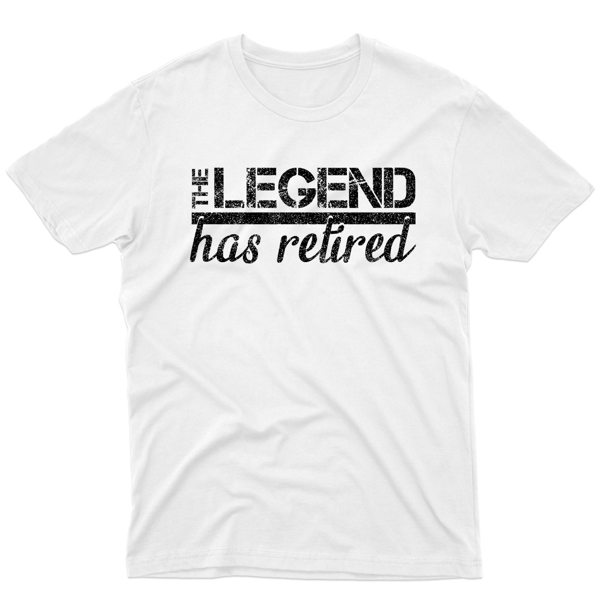 The Legend Has Retired Men's T-shirt | White