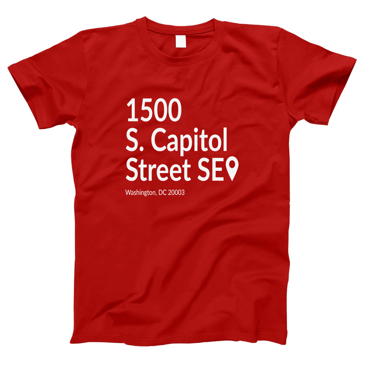 Washington D.C. Baseball Stadium Women's T-shirt | Red