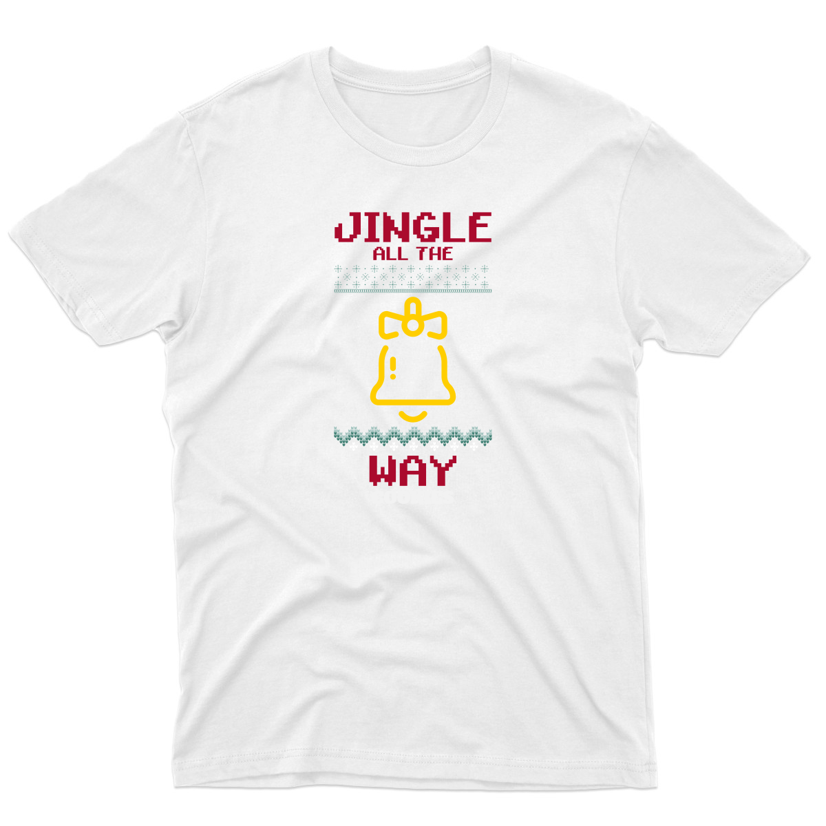 Jingle All the Way! Men's T-shirt | White