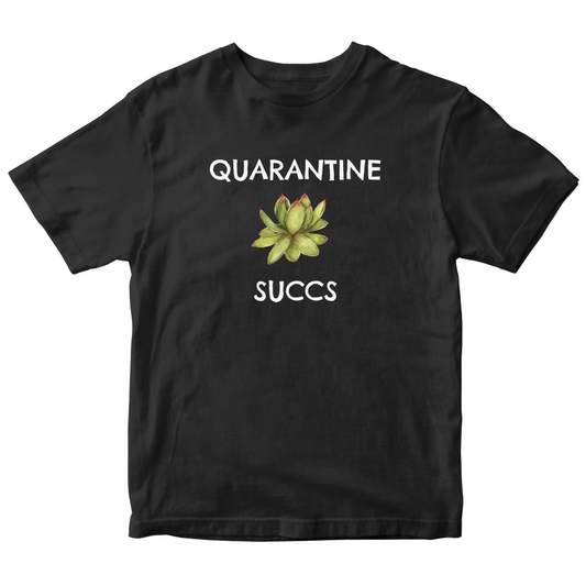 Quarantine Succs Kids T-shirt | Black