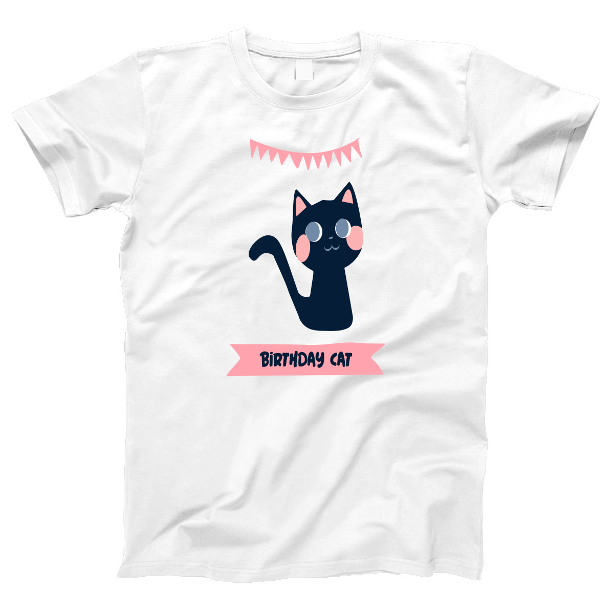 Birthday Cat Women's T-shirt | White