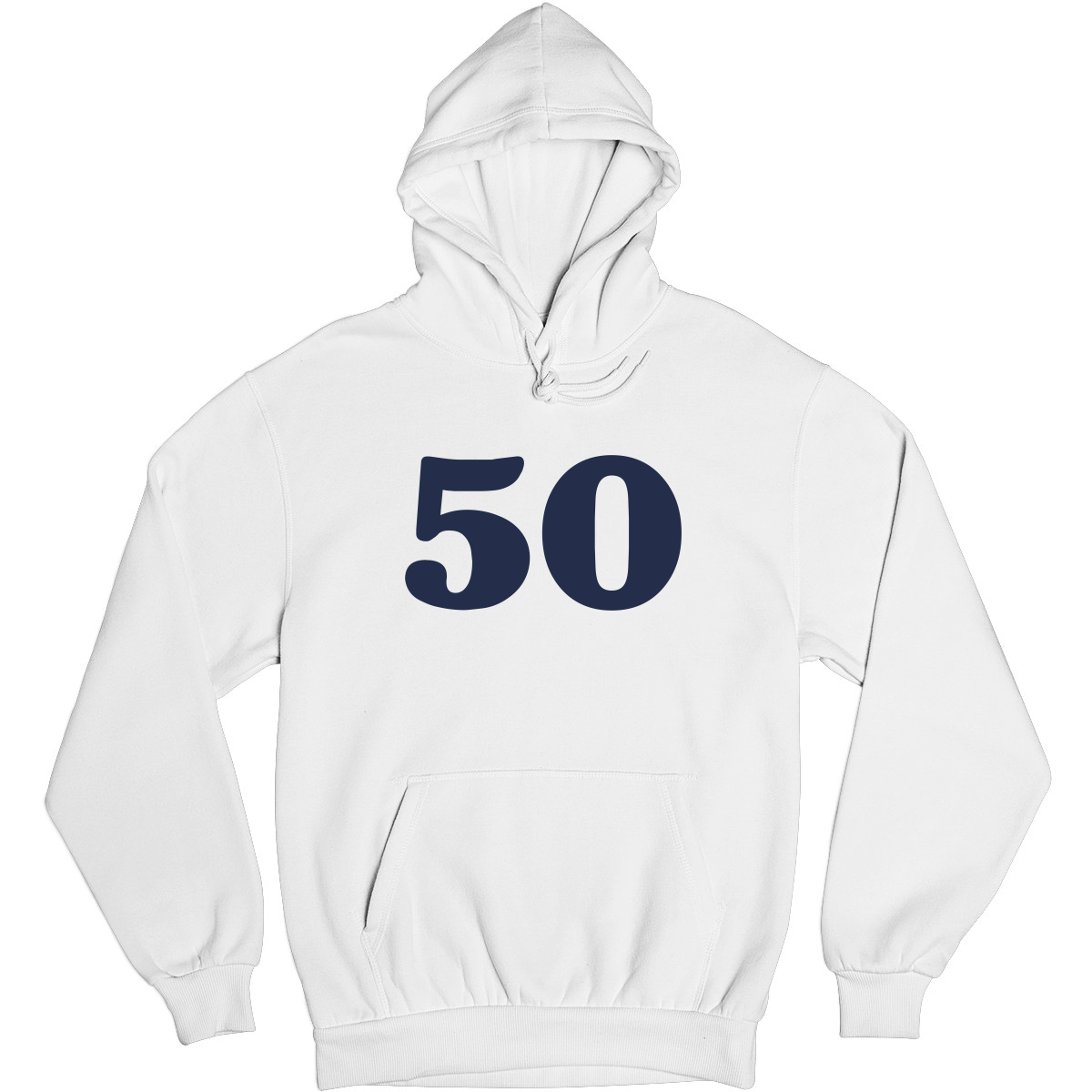 BIG 50 Unisex Hoodie | White
