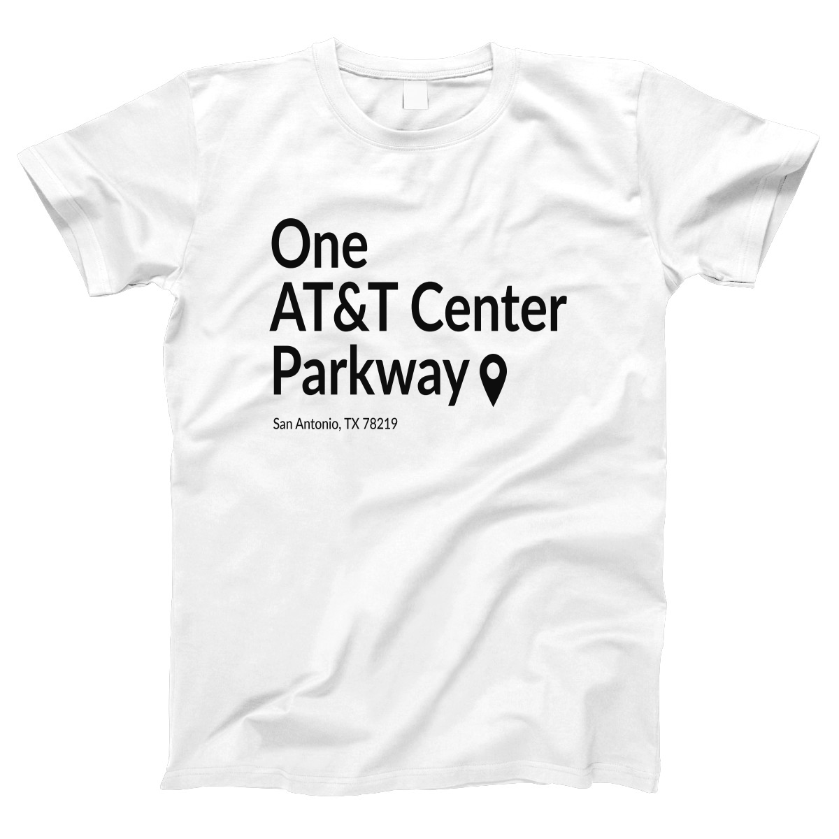 San Antonio Basketball Stadium Women's T-shirt | White