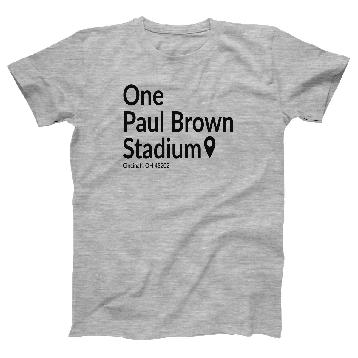 Cincinnati Football Stadium Women's T-shirt | Gray