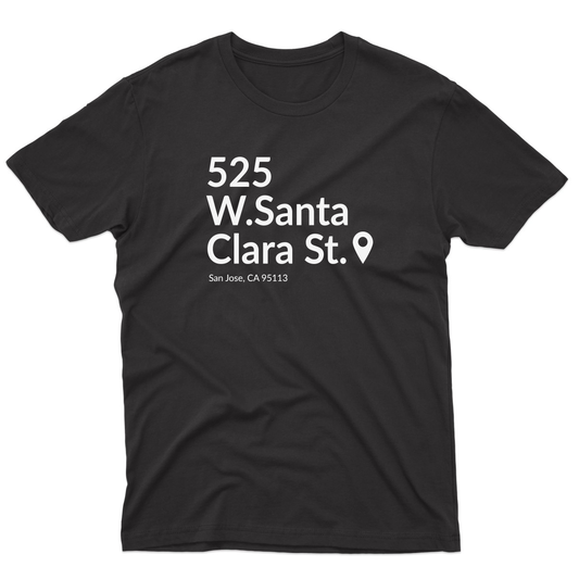 San Jose Hockey Stadium Men's T-shirt | Black