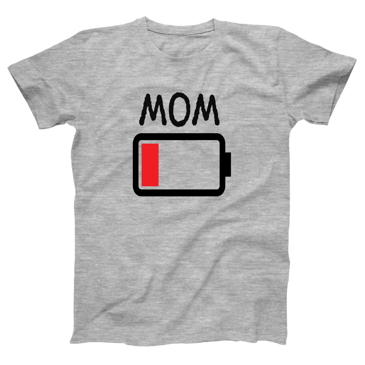 Low Battery Mom Women's T-shirt | Gray