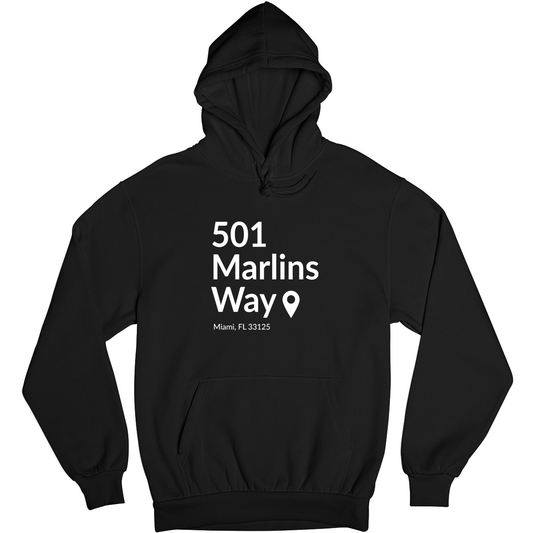 Miami Baseball Stadium  Unisex Hoodie | Black