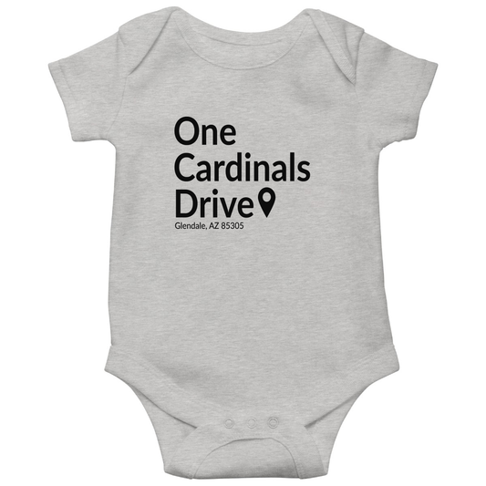 Arizona Football Stadium Baby Bodysuits | Gray