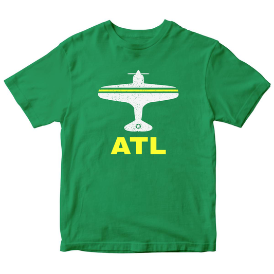 Fly Atlanta ATL Airport Toddler T-shirt | Green